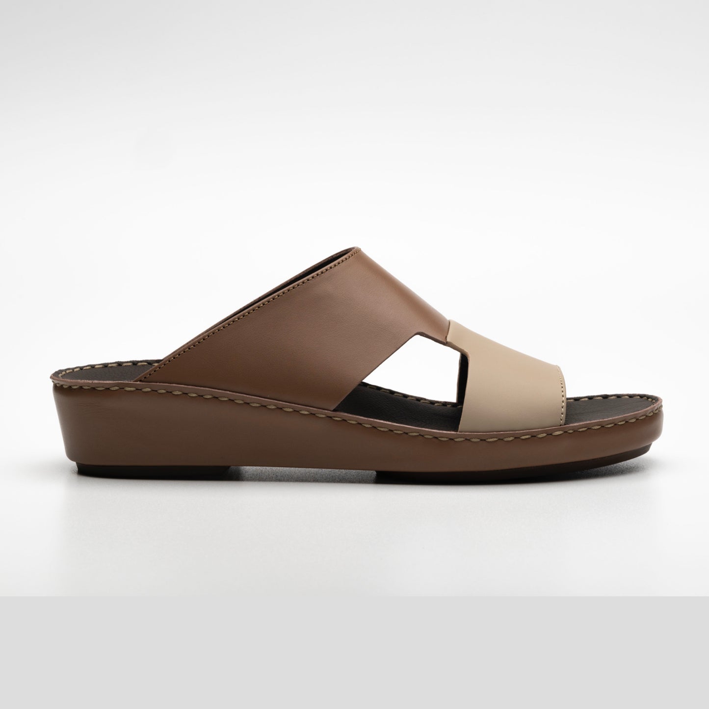 Two-Tone Sandals - S1-172 Mandorla Biscuitto