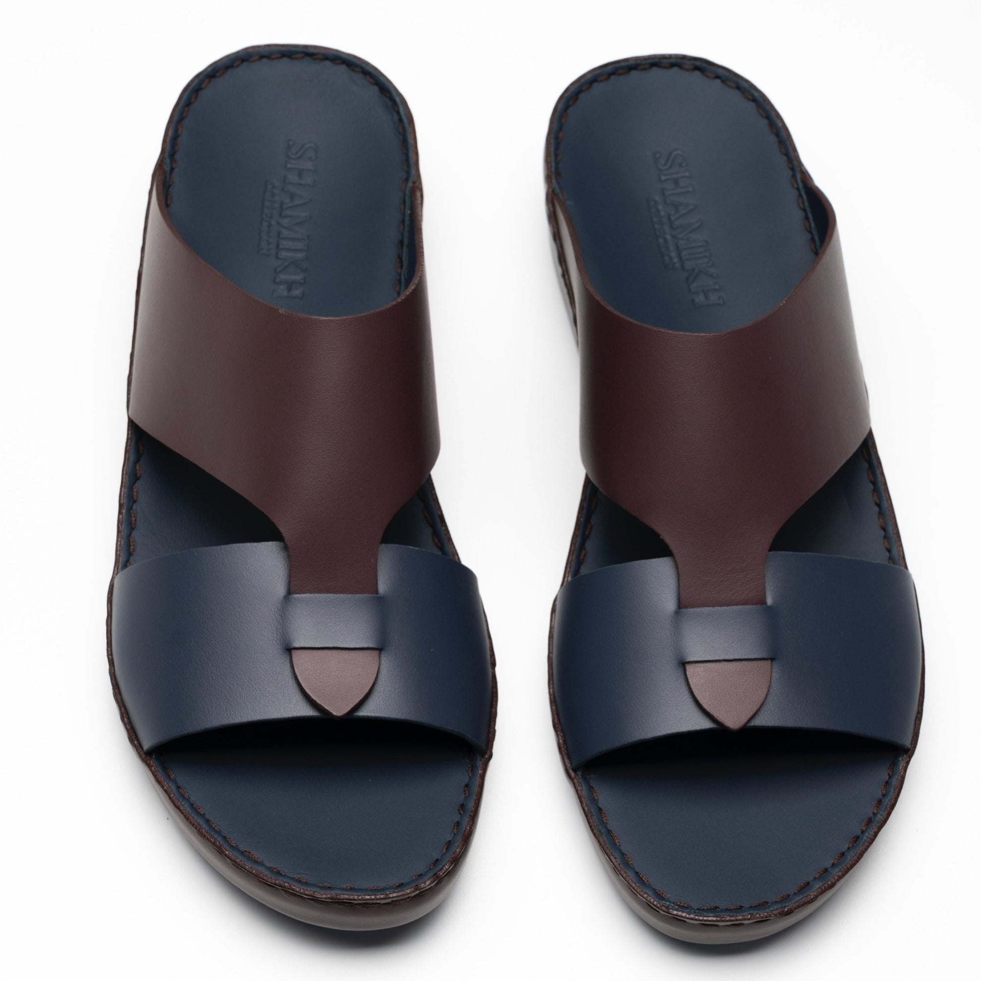 F - 1020 NAVY MAROON - Shamikh Collection