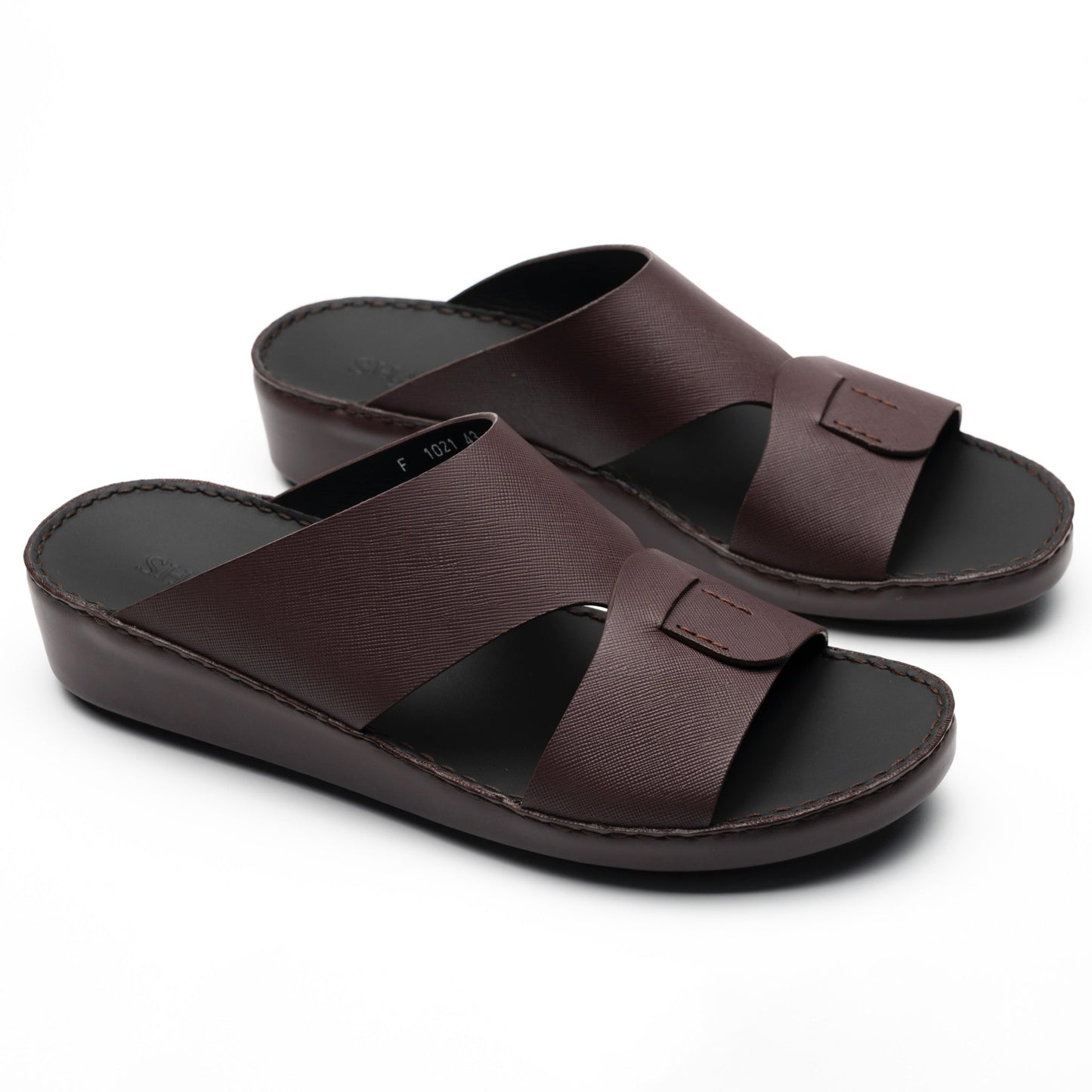 F - 1021 MAROON SAFFIANO - Shamikh Collection