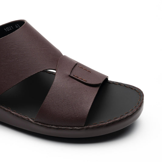 F - 1021 MAROON SAFFIANO - Shamikh Collection